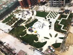 工程進度播報 | 中庭園林實景呈現，地下車位初見雛形！